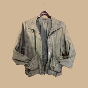 Free People Jacket Olive Green
